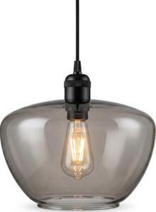 Lampada a sospensione su cavo SEVENTIES E27/40W/230V fumé/grigio