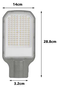 Brilagi - Lampione stradale LED da esterno URBANLIGHT LED/50W/230V grigio IP65
