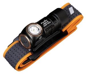 Fenix HM51RV30 - Lampada frontale a LED ricaricabile con dimmer, USB, batteria 950mAh, IP68, 860 lm, 125 h, arancione