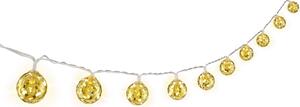 Goobay 10 luci fiabesche LED "Ornamenti" con timer bianco caldo 3000 K 1,3 m (1 scatola pieghevole)