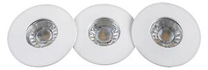 Rabalux 1078 - Set da 3 faretti LED da incasso per bagno RANDY, 3xLED/4W/230V, rotondi