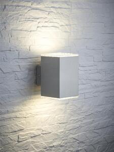 Lampada da esterno a LED in acciaio inossidabile con illuminazione su entrambi i lati, 11 W, IP44, design moderno