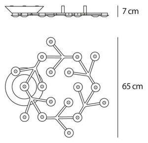 Artemide 1594050APP-Plafoniera LED dimmerabile NET LED/43W/230V 3000K