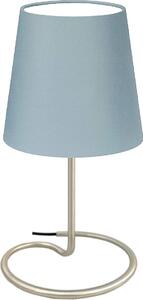 Lampada da tavolo "Grey" con paralume in tessuto grigio