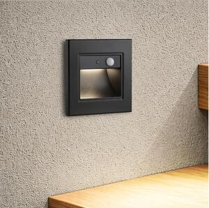 Brilagi - Lampada LED per scale con sensore STEP LIGHT LED/1,5W/230V IP44 nero