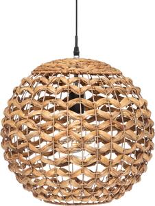 Lampada a sospensione SAND con paralume in giacinto, Ø 38 cm