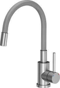 Rubinetto da cucina QUADRON MAGGIE Steinsteel Stretch grigio