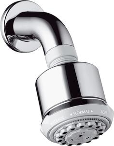 Hansgrohe soffione CLUBMASTER 3jet DN 15, con braccio doccia 165 mm EcoSmart 9 l/min cromo