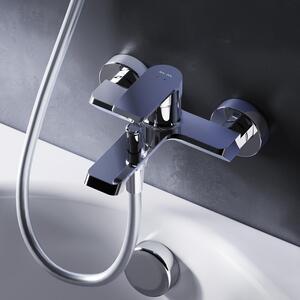 AM.PM Miscelatore per vasca Miscelatore per vasca Miscelatore monocomando cromato Rubinetti per vasca da bagno in ottone a parete