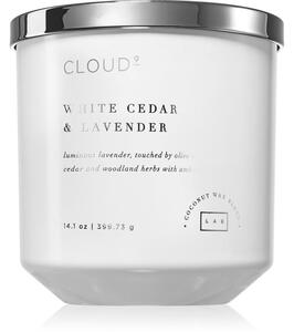 DW Home Cloud 9 White Cedar & Lavender candela profumata 400 g