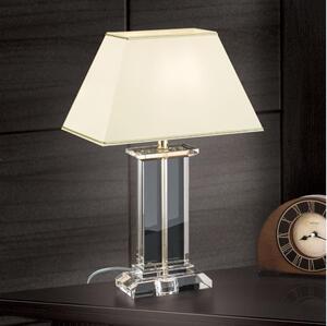 Orion LA 4-1202 - Lampada da tavolo di cristallo VERONIQUE 1xE27/60W/230V color crema/limpido