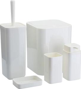 Set da bagno SIERRA 5 pz bianco