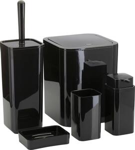 Set da bagno SIERRA 5 pz nero