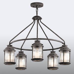 KICHLER Lampada a sospensione Ashland Bay, zinco anticato