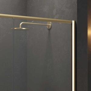 Porta doccia 120 cm colore oro spazzolato | KEF4000 - KAMALU