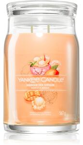 Yankee Candle Mango Ice Cream candela profumata Signature 567 g