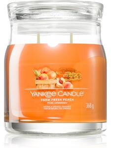 Yankee Candle Farm Fresh Peach candela profumata Signature 368 g