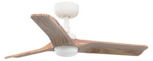 MINI HEYWOOD LED - Ventilatore luminoso da soffitto Ø 900 mm con motore DC - 3 pale