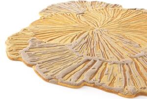 Tappeto Botanica Giallo Beige Floreale 200x200 cm