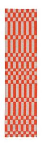 Tappeto Bandas Single Arancione Neutro Geometrico 240x60 cm