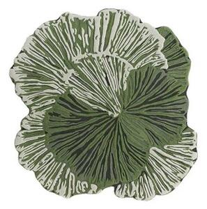 Tappeto Botanica Verde Floreale 200x200 cm