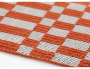 Tappeto Bandas Single Arancione Neutro Geometrico 240x60 cm
