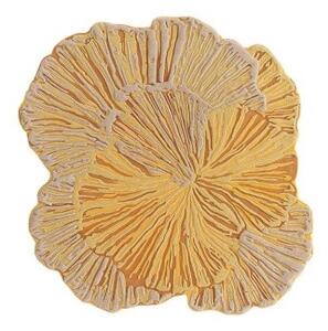 Tappeto Botanica Giallo Beige Floreale 200x200 cm