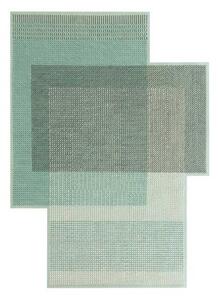 Tappeto Canevas Geo Verde Geometrico 170x240 cm