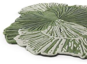 Tappeto Botanica Verde Floreale 200x200 cm
