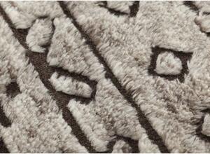 Tappeto Bereber Beige Marrone Geometrico 200x300 cm