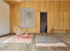 Tappeto Backstitch Calm Rosa Corallo Geometrico 200x300 cm