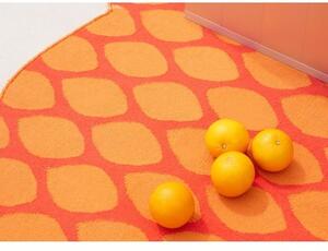 Tappeto Citrus Outdoor Arancione Geometrico da Esterno 237x300 cm