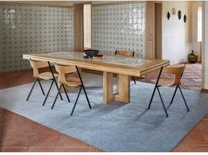 Tappeto Degrade Beige Grigio Tinta Unita 170x240 cm