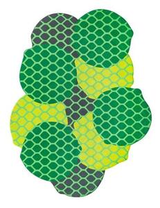 Tappeto Citrus Outdoor Verde Giallo Geometrico da Esterno 232x300 cm