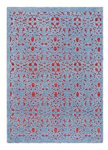 Tappeto Damasco Azzurro Corallo Floreale 170x240 cm
