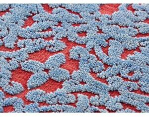 Tappeto Damasco Azzurro Corallo Floreale 170x240 cm