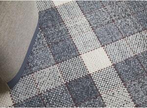 Tappeto Cuadros Grigio Ruggine Geometrico 222x326 cm