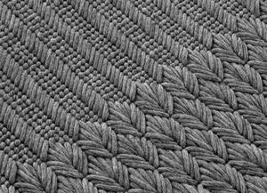 Tappeto Chaddar Grigio Scuro Geometrico 205x290 cm