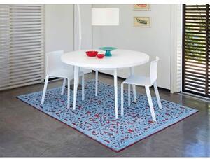 Tappeto Damasco Azzurro Corallo Floreale 170x240 cm