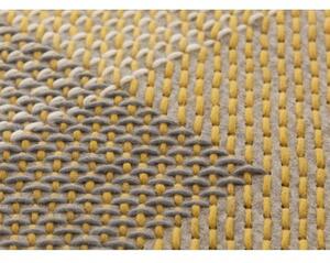 Tappeto Canevas Geo Grigio Giallo Geometrico 170x240 cm
