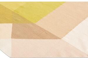 Tappeto Diamond Outdoor Rosa Giallo Geometrico da Esterno 170x220 cm