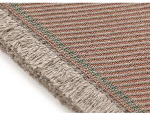 Tappeto Garden Layers Outdoor Diagonal Mandorla Pesca Tinta Unita 180x240 cm