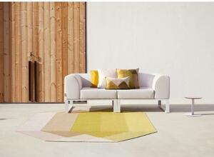 Tappeto Diamond Outdoor Rosa Giallo Geometrico da Esterno 170x220 cm