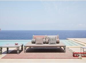 Tappeto Garden Layers Outdoor Diagonal Mandorla Rosso Geometrico 180x240 cm
