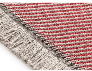 Tappeto Garden Layers Outdoor Diagonal Mandorla Rosso Geometrico 180x240 cm