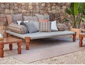 Tappeto Garden Layers Outdoor Diagonal Mandorla Pesca Tinta Unita 180x240 cm