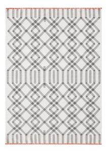 Tappeto Duna Grigio Bianco Geometrico 150x200 cm