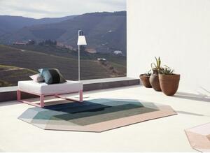 Tappeto Diamond Outdoor Blu Rosa Geometrico da Esterno 170x220 cm