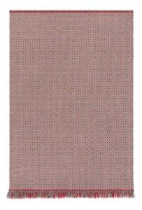 Tappeto Garden Layers Outdoor Gofre Blu Rosso Tinta Unita 180x240 cm