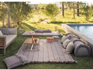 Tappeto Garden Layers Outdoor Tartan Arancione Terra Geometrico 180x240 cm